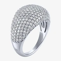 Diamond Addiction (G-H / Si2-I1) Womens 1 1/2 CT. T.W. Lab Grown White 10K Gold Dome Cocktail Ring