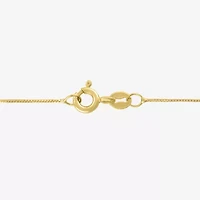 (G-H/I1-I2) Womens Diamond Accent Lab Grown White Diamond 10K Gold Cross 18 Inch Pendant Necklace