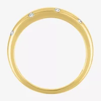 (G-H / I1-I2) Womens 1/10 CT. T.W. Lab Grown White Diamond 10K Gold Band