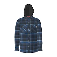 Dickies Flannel Mens Hooded Water Repellent Work Jacket
