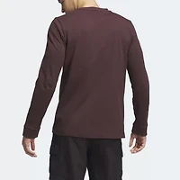 adidas Mens Crew Neck Long Sleeve Active T-Shirt