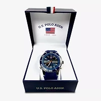 U.S. Polo Assn. Mens Blue Strap Watch Us9806jc
