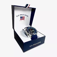 U.S. Polo Assn. Mens Blue Strap Watch Us9806jc