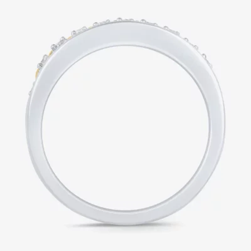 Womens 1/5 CT. Natural White Diamond 10K Gold Band