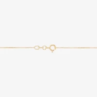 (H-I / Si1-Si2) Womens 1/3 CT. T.W. Lab Grown White Diamond 10K Gold Heart 18 Inch Pendant Necklace