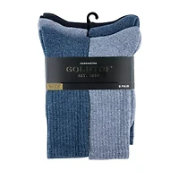 Gold Toe Harrington Mens 6 Pair Big and Tall Crew Socks