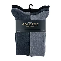 Gold Toe Stanton Mens 6 Pair Crew Socks
