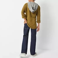 Thereabouts Little & Big Kid Boys Adjustable Waist Stretch Fabric Regular Fit Bootcut Jean