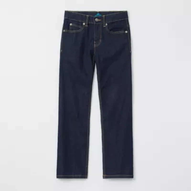 Thereabouts Little & Big Kid Boys Adjustable Waist Stretch Fabric Regular Fit Bootcut Jean