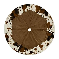 Northlight Corduroy   With Faux Fur Indoor Tree Skirt