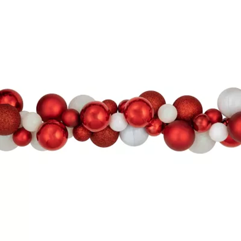 Northlight Finish Shatterproof Ball Christmas Indoor Garland