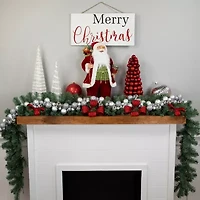 Northlight 6ft Silver Ball Finish Christmas Indoor Garland