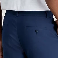 Haggar Life Khaki Flex Mens Comfort Waistband Straight Fit Flat Front Pant