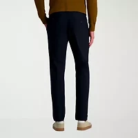 Haggar Life Khaki Flex Mens Comfort Waistband Straight Fit Flat Front Pant