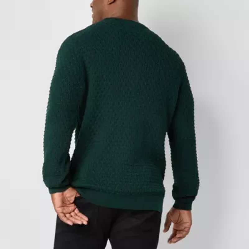 Shaquille O'Neal XLG™ Big and Tall Mens Long Sleeve Pullover Sweater