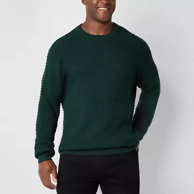 Shaquille O'Neal XLG™ Big and Tall Mens Long Sleeve Pullover Sweater