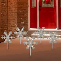 Northlight Prelit Snowflake Lawn Stakes Christmas Yard Art