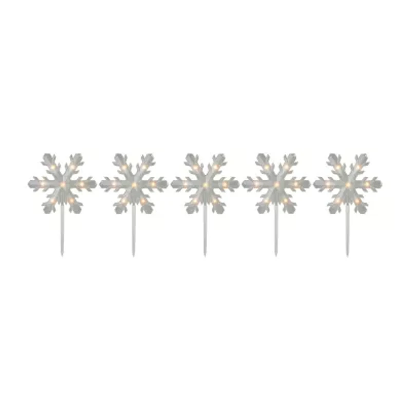 Northlight Prelit Snowflake Lawn Stakes Christmas Yard Art