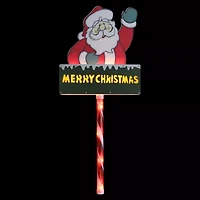 Northlight Prelit Santa Claus Lawn Stake Christmas Yard Art