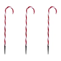 Northlight 26in Candy Cane Pathway Markers Christmas Yard Art