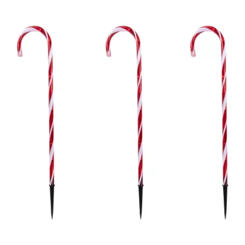 Northlight 26in Candy Cane Pathway Markers Christmas Yard Art