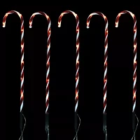 Northlight Lighted Candy Cane Lawn Stakes Christmas Yard Art