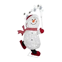 Northlight 56in Prelit Snowman Christmas Yard Art