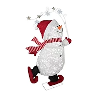 Northlight 56in Prelit Snowman Christmas Yard Art