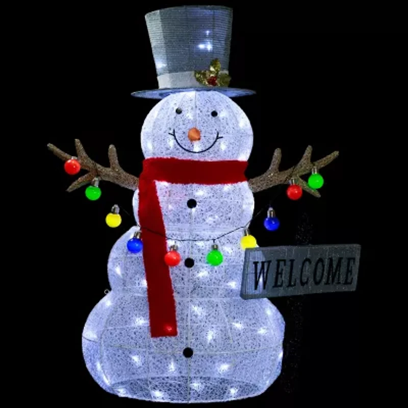 Northlight 3d Led Snowman Christmas Yard Art