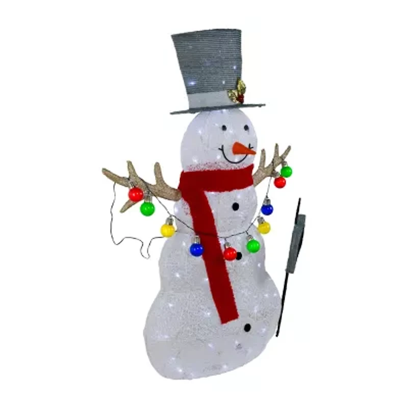 Northlight 3d Led Snowman Christmas Yard Art