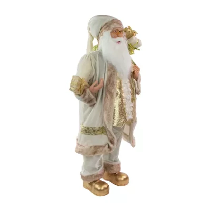 Northlight 36in Gift Bag Christmas Santa Figurine
