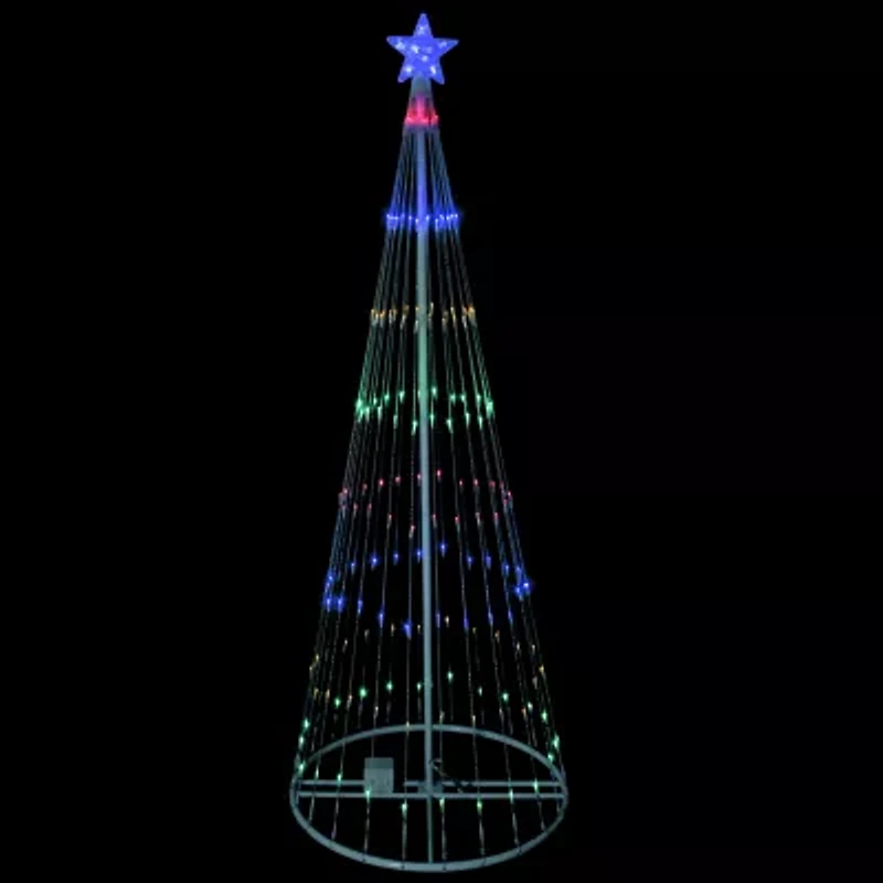 Northlight 12ft Led  Tree Show Cone Christmas Yard Art