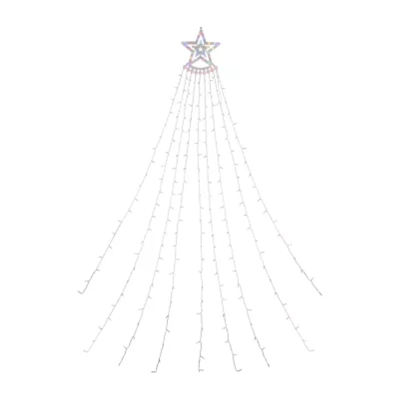 Northlight Led Waterfall Christmas Yard Art