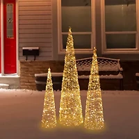 Northlight Led Cone Trees Christmas Yard Art