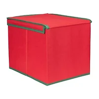 Northlight Red And Green Single Compartment Ornament Storage