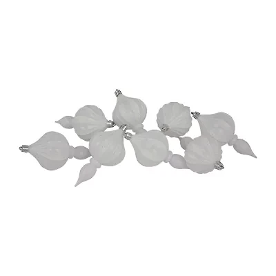 Northlight 4.75in Finial 8-pc Christmas Ornament