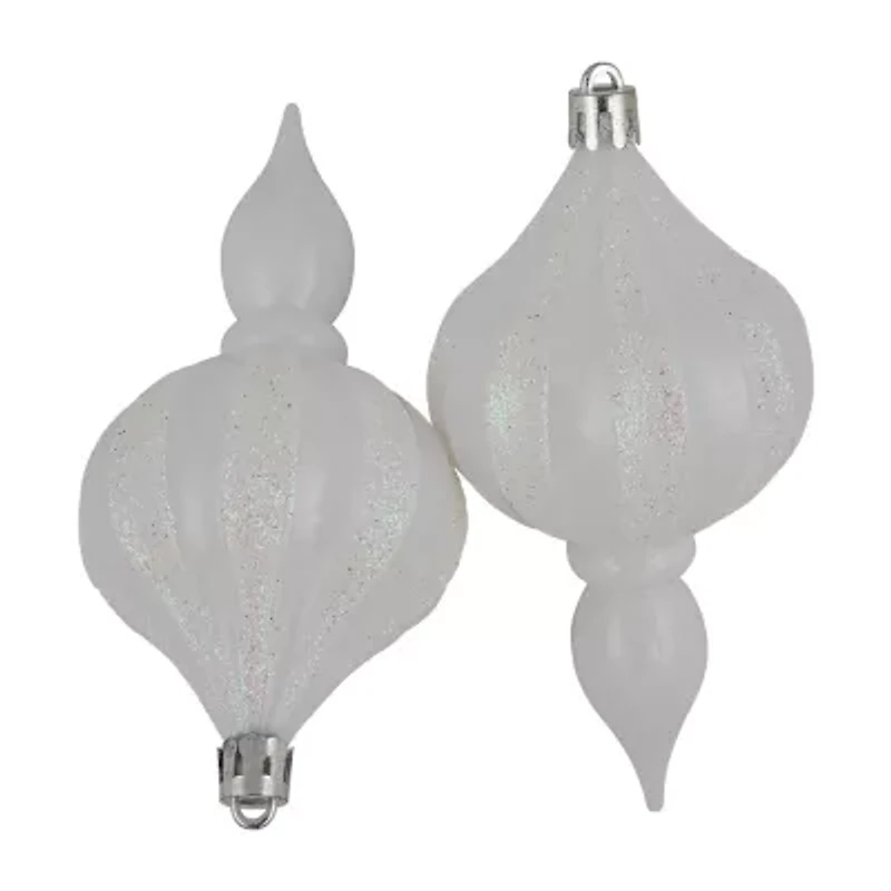 Northlight 4.75in Finial 8-pc Christmas Ornament