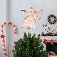 Northlight 10in Angel  Warm White Lights Christmas Tree Topper