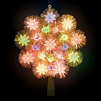 Northlight Lighted Tinsel Snowflake Christmas Tree Topper
