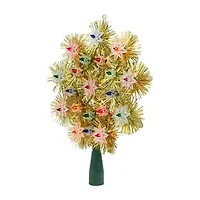 Northlight Lighted Tinsel Snowflake Christmas Tree Topper