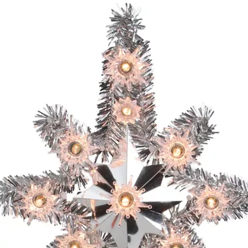 Northlight Tinsel Star Christmas Tree Topper