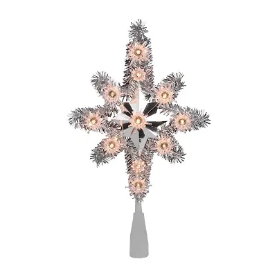 Northlight Tinsel Star Christmas Tree Topper