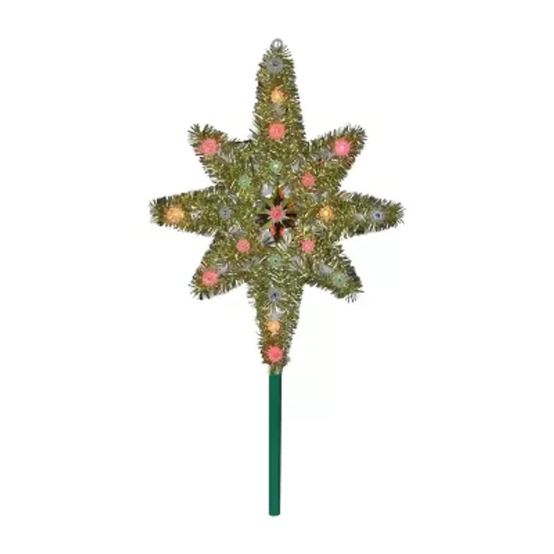 Northlight Lighted Gold Star Bethlehem Christmas Tree Topper