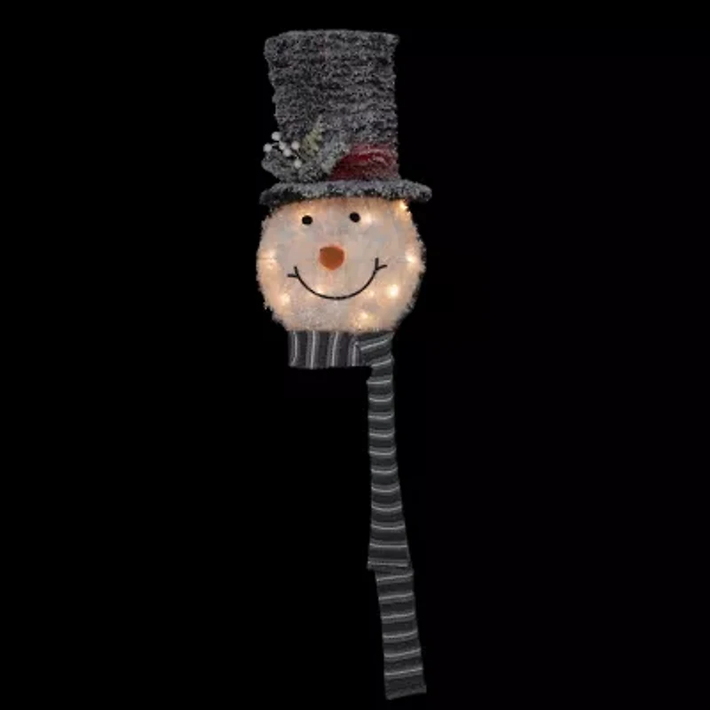 Northlight Prelit Snowman Withhat Christmas Tree Topper