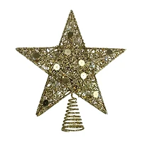 Northlight Pre-Lit Glittered Star Christmas Tree Topper