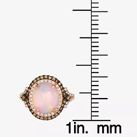 Le Vian® Grand Sample Sale™ Ring featuring 2 1/3 CT. Neopolitan Opal™ 1/3 CT. Chocolate Diamonds® 3/8 CT. Nude Diamonds™ set in 14K Strawberry Gold®