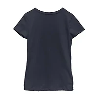 Little & Big Kid Girls Crew Neck Short Sleeve Inside Out T-Shirt
