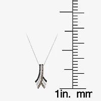 Le Vian® Grand Sample Sale™ Pendant featuring 1/4 CT. Chocolate Diamonds® 1/4 CT. Nude Diamonds™ 1/5 CT. Blackberry Diamonds® set in 14K Vanilla Gold®