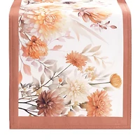 Elrene Home Fashions Autumn Blooms Table Runner