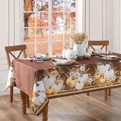 Elrene Home Fashions Wheatland Harvest Fall Rectangle Tablecloth